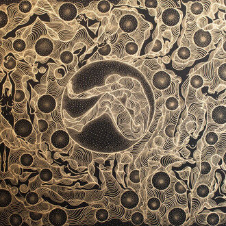 Mobina Nouri, The dance of enlightenment, 2024. Courtesy of Advocartsy Gallery