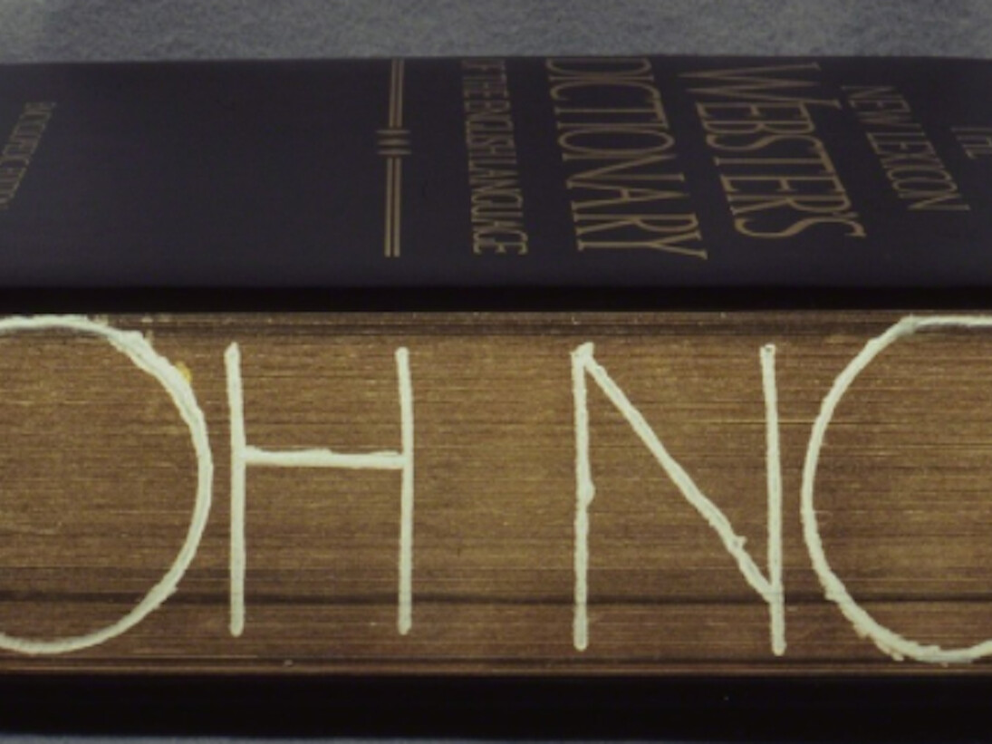 Ed Ruscha, Oh No, 2011. Courtesy of Gagosian Gallery