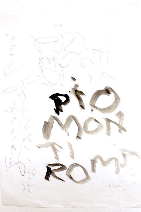 Emilio Prini. Courtesy of Osart Gallery