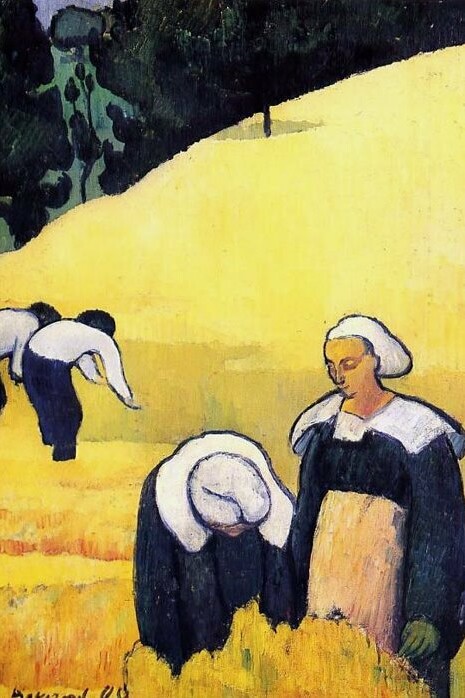 Émile Bernard. La Moisson ou Paysage Breton. 1888