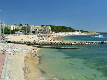Praia Santo Amaro de Oeiras, Lisboa, Portugal