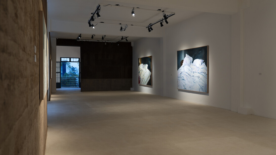 Sanae Arraqas, Litotes, vue de l'exposition. Avec l'aimable autorisation de la Galerie MCC