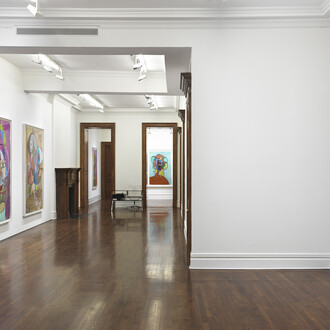George Condo, Pastels, exhibition view. Courtesy of Sprüth Magers