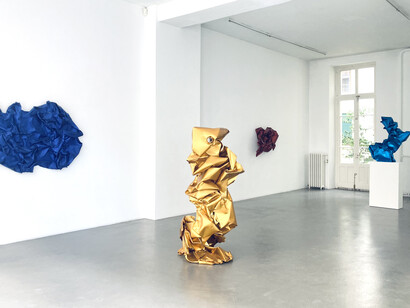 Hans Kupelwieser and Rudolf Polanszky, exhibition view. Courtesy of Galerie Mezzanin