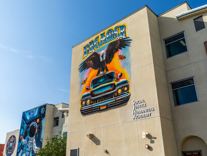 Branded Arts Festival, past edition, exhibition view. Courtesy of Branded Arts Festival