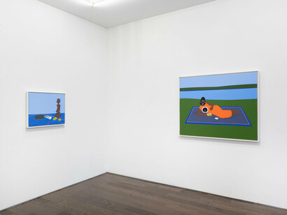 Dennis Osadebe, Forcing connections, exhibition view. Courtesy of Ceysson and Bénétière