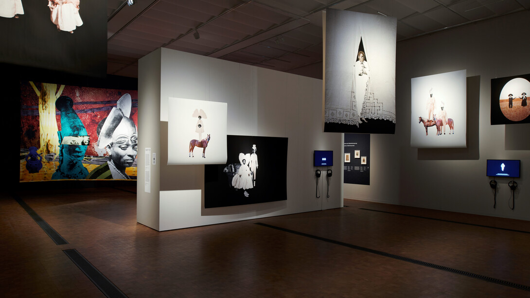 Various artists, A kind of paradise – Colonial-era photography in contemporary art, exhibition view. Courtesy of Museum Rietberg