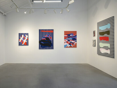 Pre-Fall, Exhibition view. Courtesy of Eleanor Harwood Gallery