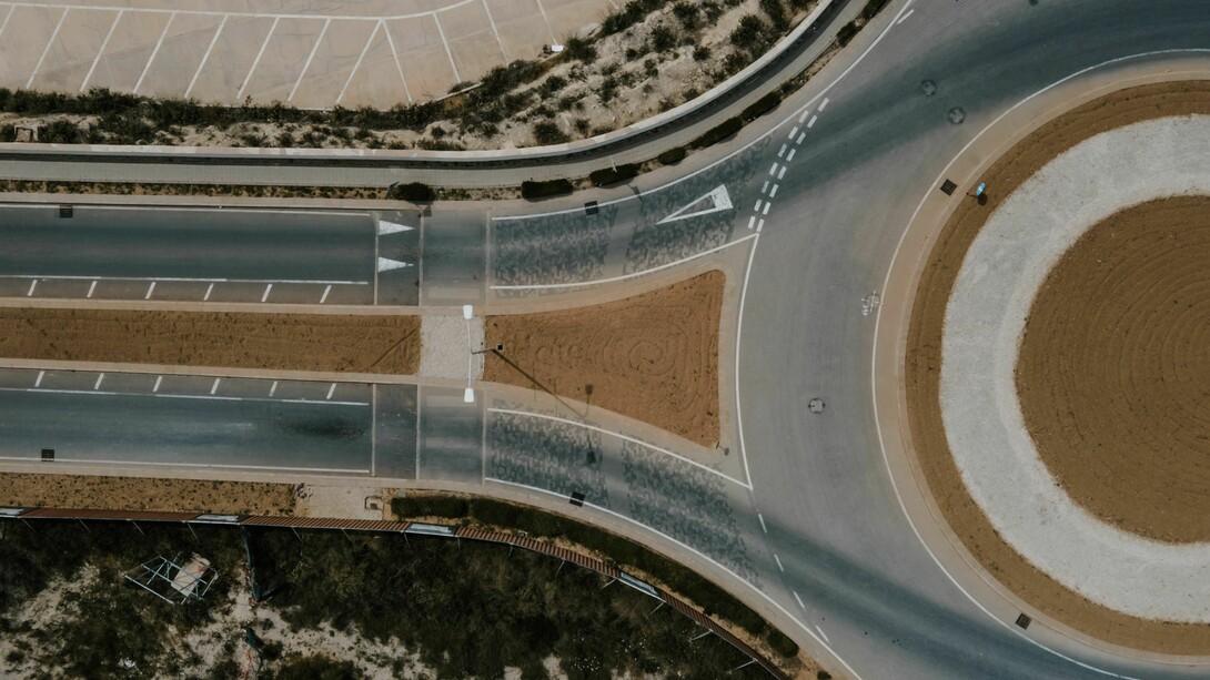 Paved roads replace nature and trap heat