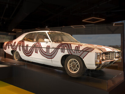 The story of the moving image, artwork in exhibition. Courtesy of ACMI