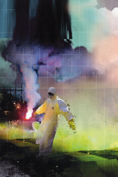 Justin Mortimer, Study for 'Ikisudama', 2016. Courtesy of Parafin