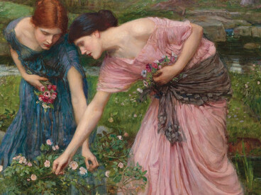 John William Waterhouse, Gather Ye Rosebuds While Ye May, 1909