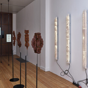 Pierre Gaignard, latent_breath_(), vue de l'exposition. Avec l'aimable autorisation de la Galerie Eric Mouchet