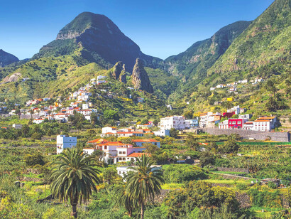 Día soleado en La Gomera, Islas Canarias, España
