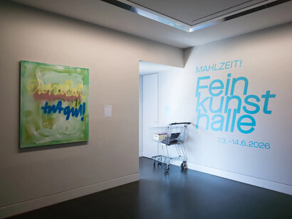 Various artists, Mahlzeit! Feinkunsthalle, exhibition view. Courtesy of Kunstsammlungen Chemnitz