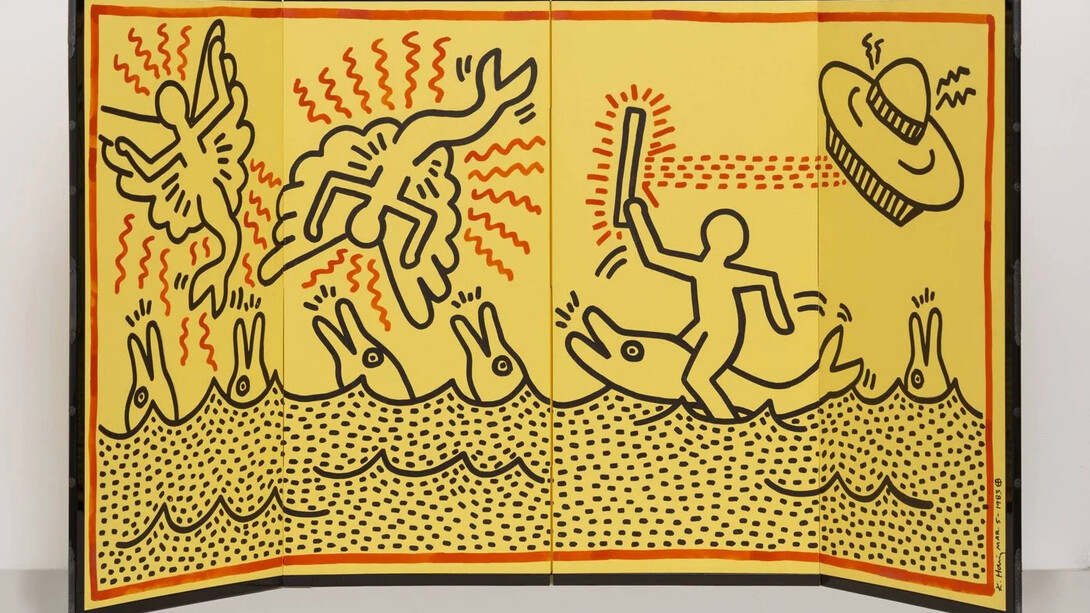 Keith Haring, Untitled (detail), 1983. Courtesy of Crystal Bridges Museum 