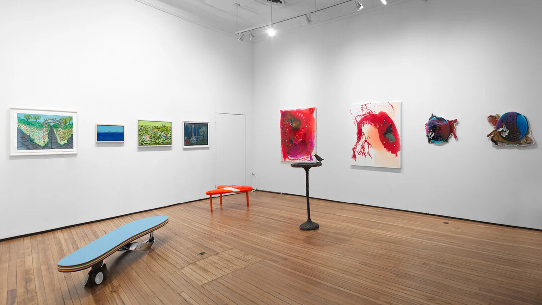 Various artists, Threshold of vision, exhibition view. Courtesy of Nathalie Karg Gallery 