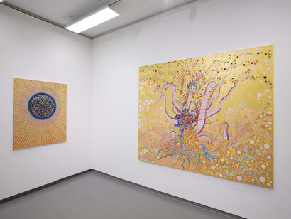 Christian Schmidt-Rasmussen, Suns and landscapes, exhibition view. Courtesy of Kant Gallery