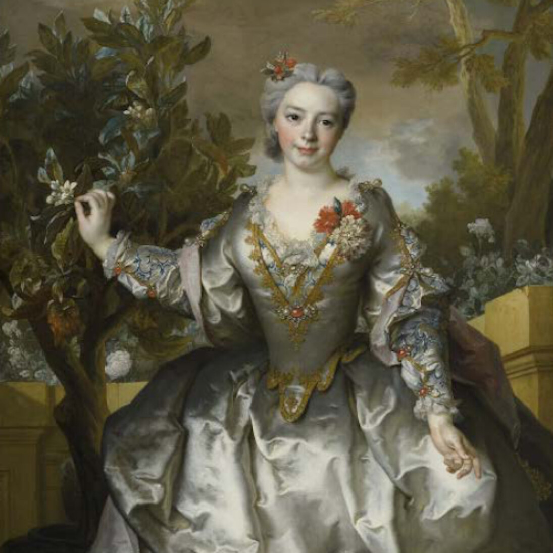 Nicolas de Largillière, Louise-Marguerite Bertin de Vaugien, Comtesse de Montchal, 1735. Huile sur toile.© The Horvitz Collection – Photo : M. Gould
