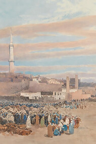The Market Place, Tanta, Egypt (Burton, 1874)