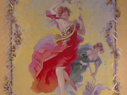 Jules Chéret, Autumn. Vines, 1912–14. Courtesy of the State Hermitage Museum