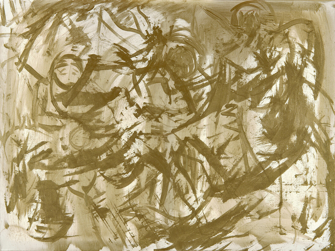 Lucy Stein, Grotbag 11, 2014, acrylic on canvas, 23 5/8 x 31 1/2 in/60 x 80 cm