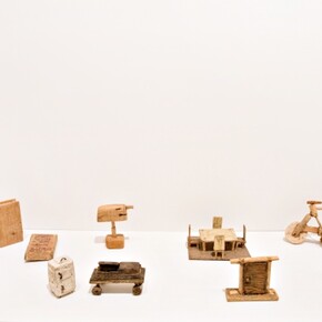 John Byam. Unearthed, exhibition view. Courtesy of Andrew Edlin Gallery