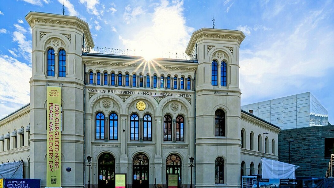 The Nobel Peace Center in Oslo, Norway: Trump’s allies are pressuring the committee to award him the prize, despite critics warning that his record undermines the spirit of peace the medal represents