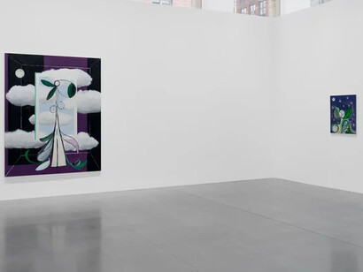 Farah Atassi, Metamorphosis, exhibition view. Courtesy of Almine Rech Gallery