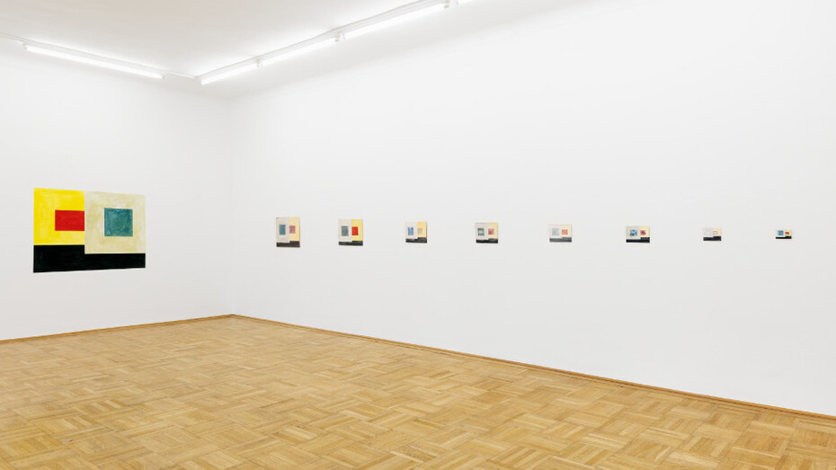 Ernst Caramelle, das gleiche, aber anders, ausstellungsansicht. Mit freundlicher genehmigung der Galerie nächst St. Stephan