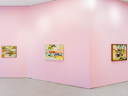 Cícero Dias, Pioneiro da arte abstrata no Brasil, vista da exposição. Cortesia da Galeria Simões de Assis