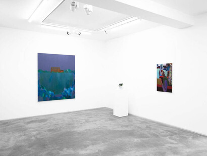 Various artists, The Northeast corridor, exhibition view. Courtesy of Huxley-Parlour Gallery