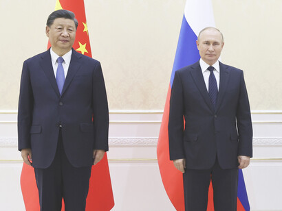 Xi Jinping, presidente de la República Popular China, y Vladimir Putin, presidente de la Federación Rusa