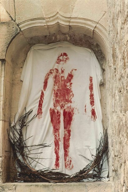 Ana Mendieta, Untitled (from the Silueta series), 1973-77. Collection Museum of Contemporary Art Chicago, gift from The Howard and Donna Stone Collection.