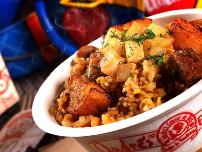 Comida típica en Andrés carne de res