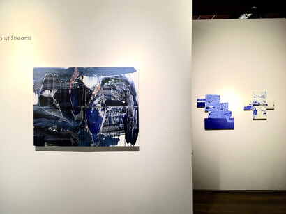 Sunil Garg, Candy Le Sueur & Sandra DeSando. Courtesy of Novado Gallery