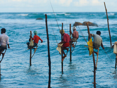 Fishermen in Sri Lanka
