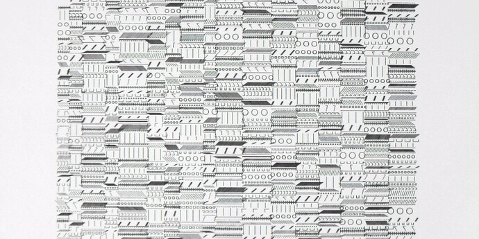Beyond the lines. Courtesy of Galerie Charlot