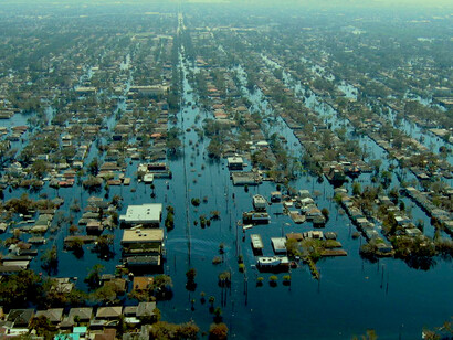 Inundação em Nova Orleães após o Katrina
