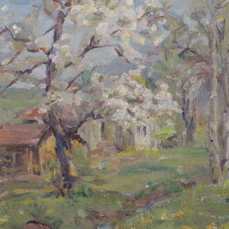 Elena Karamihaylova, Landscape (detail). Courtesy of the National Gallery