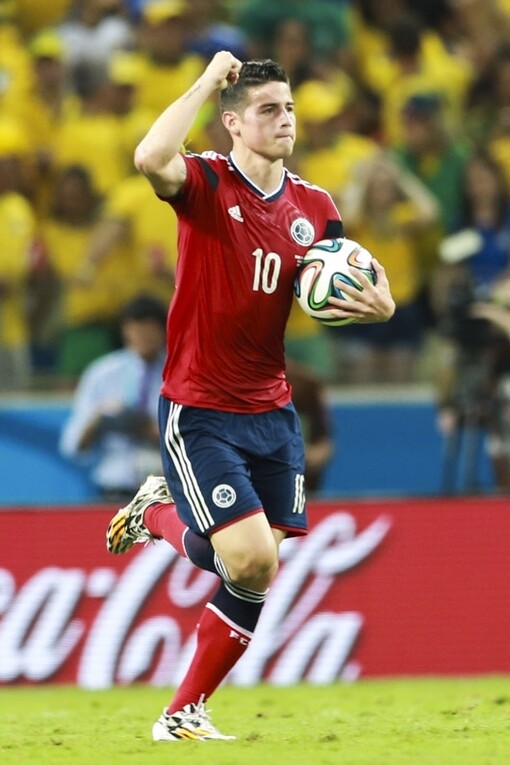 James Rodríguez en el Mundial de la FIFA 2014: Brasil contra Colombia, Brasil 