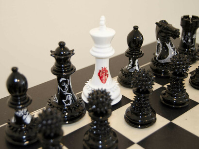 Daniela Raytchev, 'Addictions' Purling London Luxury Chess set