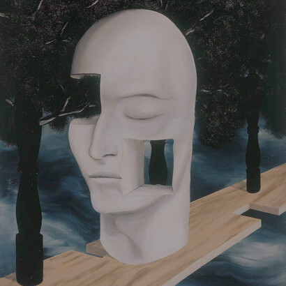René Magritte; La cara del genio, 1926