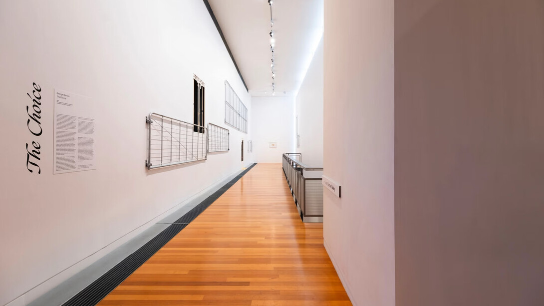 George Watson, The choice, exhibition view. Courtesy of Te Pātaka Toi Adam Art Gallery