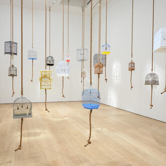 Kader Attia, Shattering and gathering our traces, exhibition view. Courtesy of Lehmann Maupin Gallery