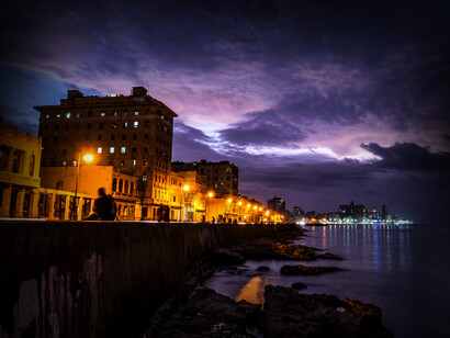 Malecón de La Habana, Cuba. Una ciudad que se había incorporado a la imagen de un historiador