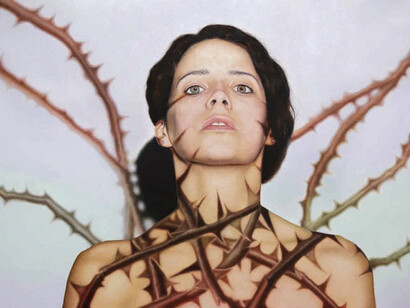 Onur Mansız, Open Your Eyes, 2014 - Oil on canvas, photo credit: Onur Mansız