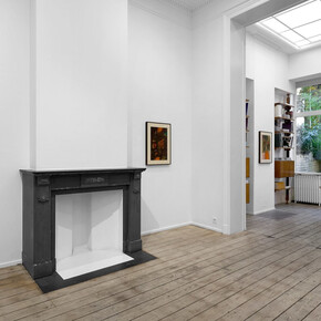 Albert Irvin, Early work from the '60s, exhibition view. Courtesy of Nino Mier Gallery