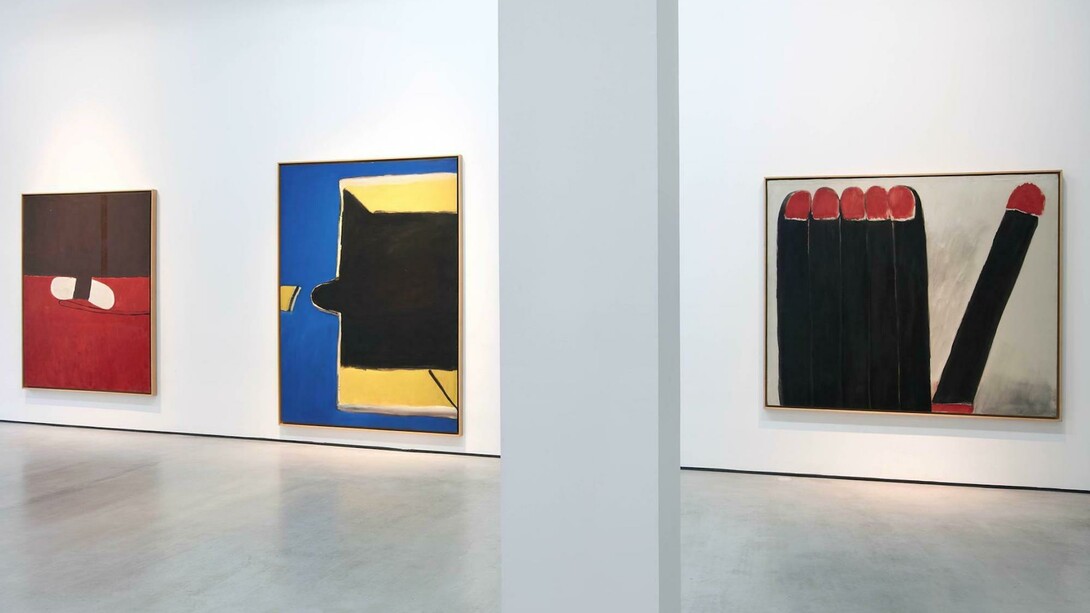 José Guerrero, Exhibition view. Courtesy of Galería Cayón