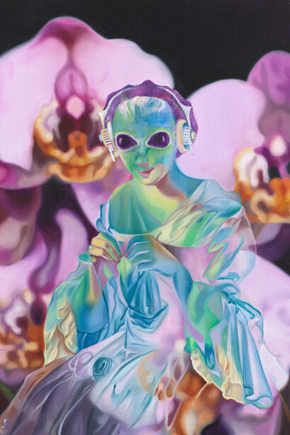 Pia Dehne, Emerald and lime. Courtesy of Isabel Sullivan Gallery 